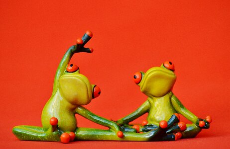 Gymnastics funny frog
