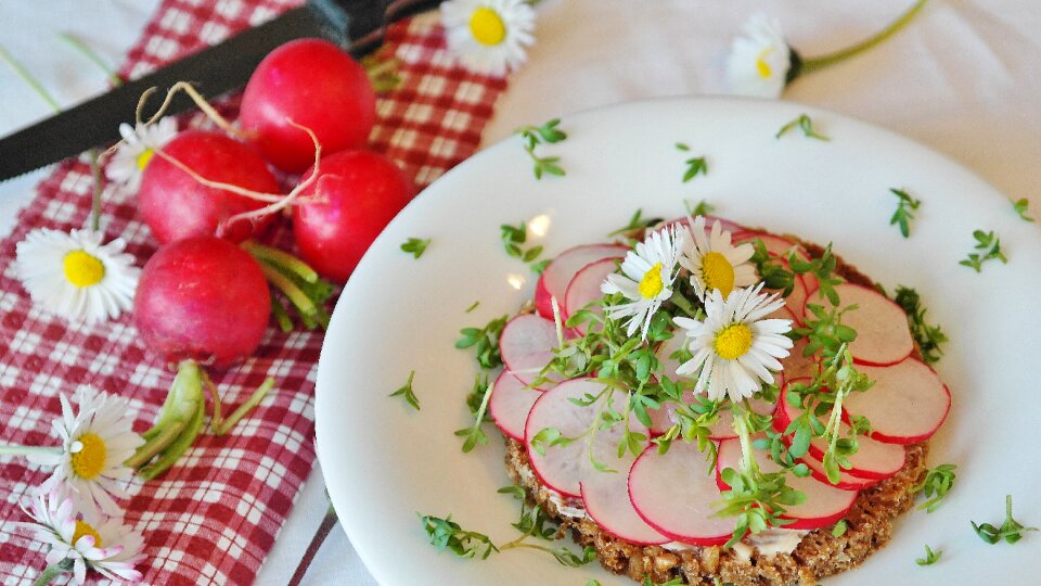 Cress whole wheat bread grain bread