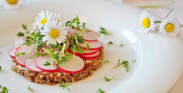 Cress whole wheat bread grain bread photo