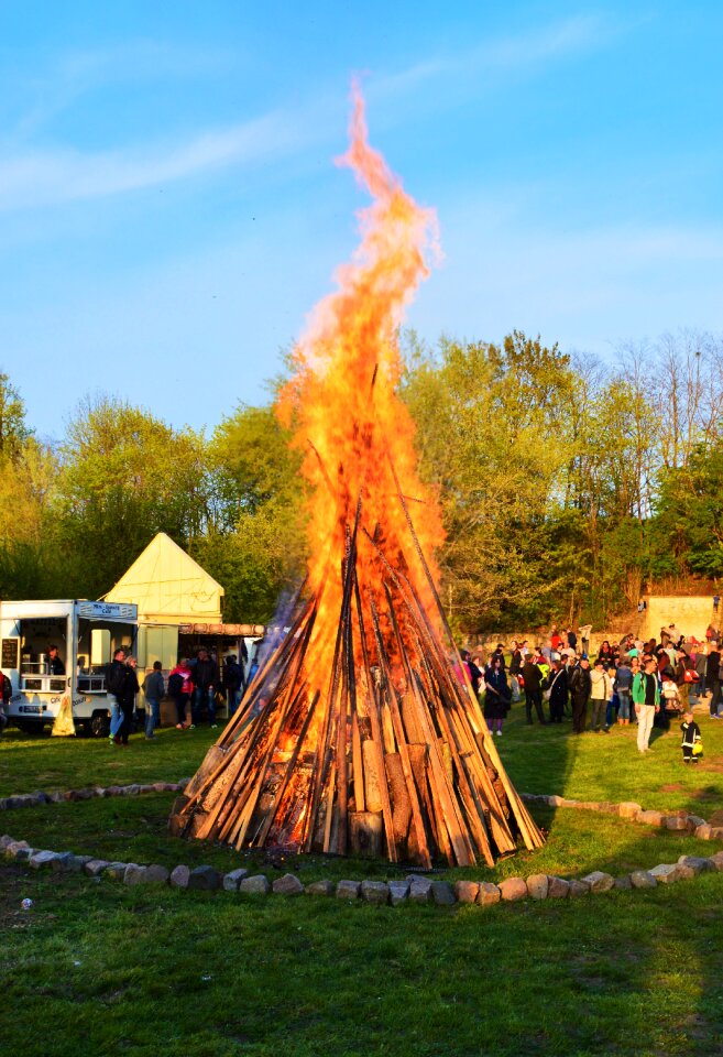 Walpurgis fixed campfire witches celebration
