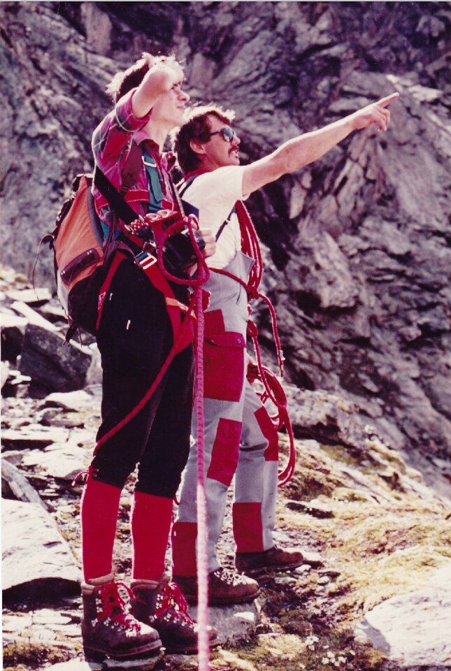 Alpine high-altitude mountain tour high mountains