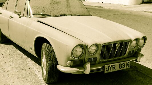 Antique abandoned dusty