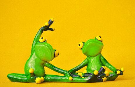 Gymnastics funny frog