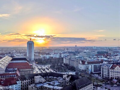 Sunrise sun skyline photo