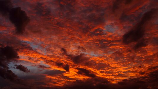 Sunset borneo sunset on the sea photo