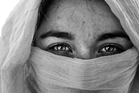 Arabic veiled islam photo