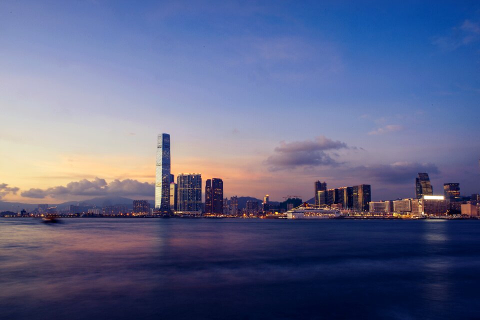 Harbour cityscape landmark