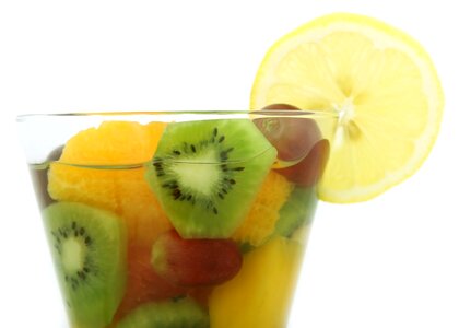 Closeup cocktail colorful