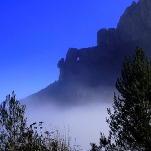 Montserrat landscape rock