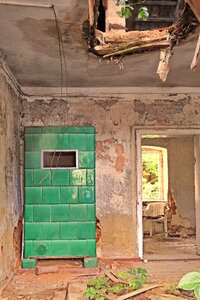 Dilapidated old building