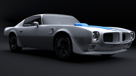 Muscle car pontiac firebird automobile
