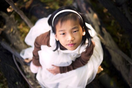 Little child asian photo