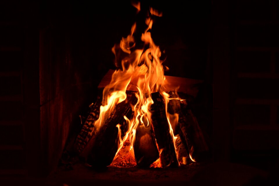 Fire bonfire heat