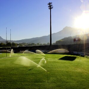 Water irrigation stadium