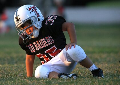 Helmet uniform fallen