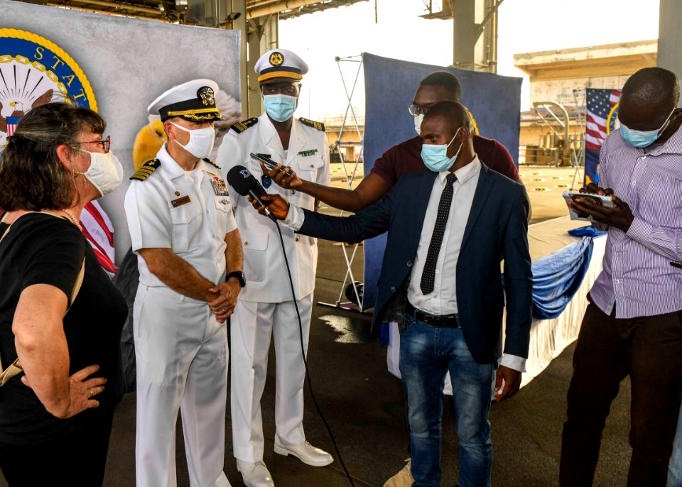 USS Hershel "Woody" Williams (ESB 4) visits Dakar, Senegal…
