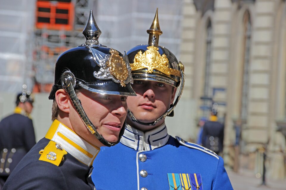 Stockholm royal guard portrait