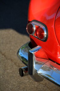 Lighting in the back two seater roadster exhaust