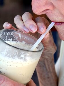 Caramel cocktail cream photo