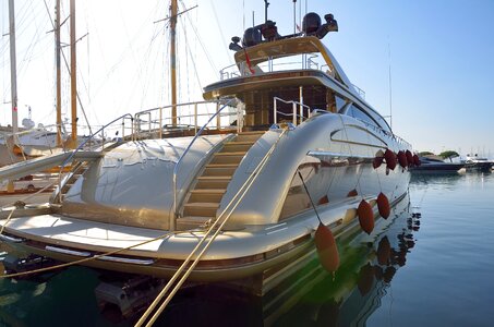 Boat yacht port photo