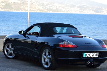 Car black two-seater