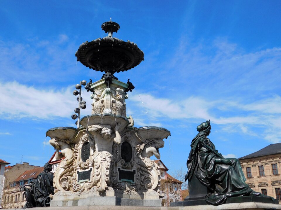 Town center middle franconia swiss francs photo