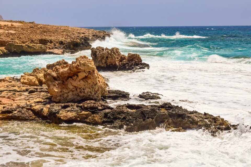 Nature blue landscape