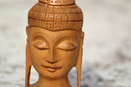 Peace exquisite buddha idol brown peace