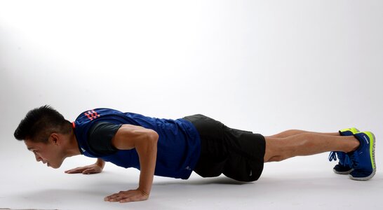 Pilates face man body man
