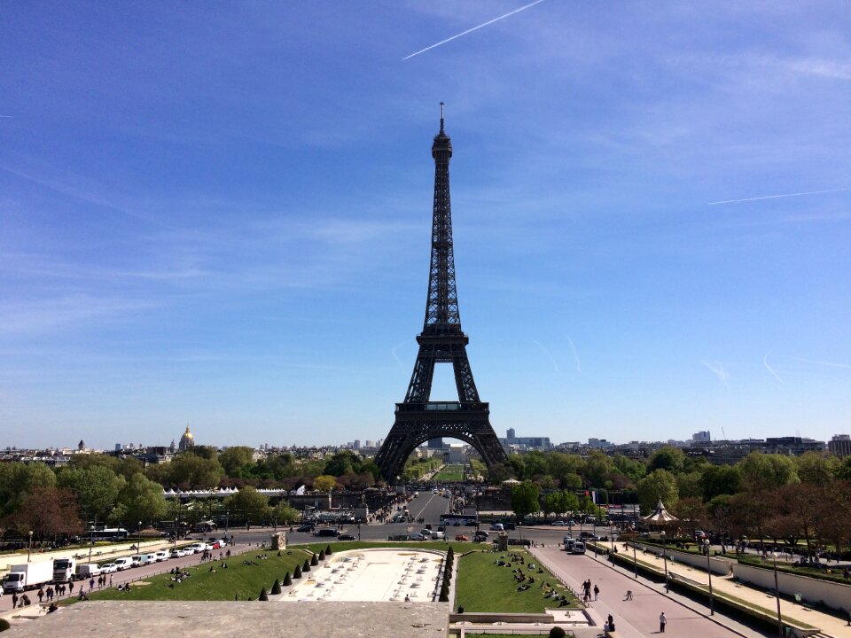 Paris eiffel tower place of human rights