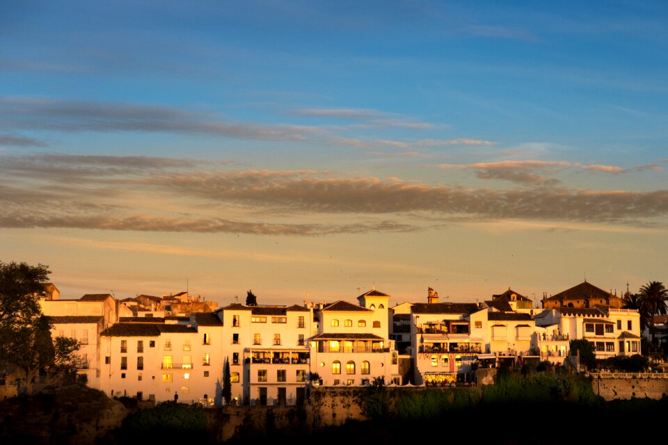 White houses clouds viewpoint