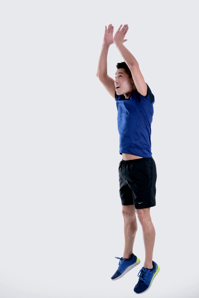 Pilates face man body man