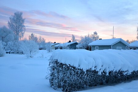 Sweden wintry snow