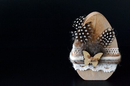 Feather easter decoration decoration
