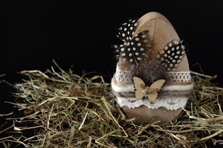 Feather easter decoration decoration