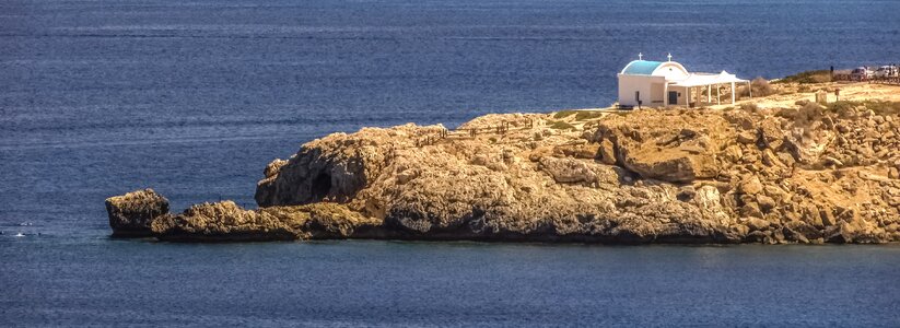 Chapel landscape sea