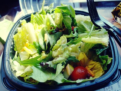 Food lettuce salad photo