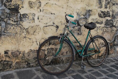Wall background bike