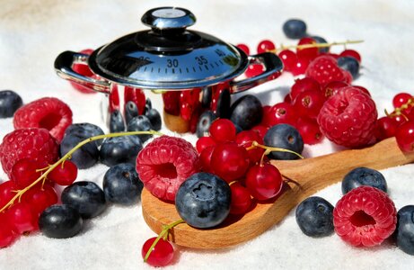 Blueberries currants fruit