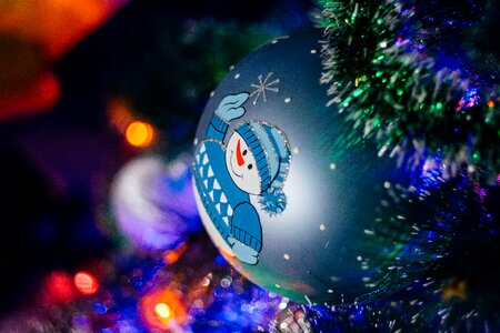 Christmas decoration close-up design