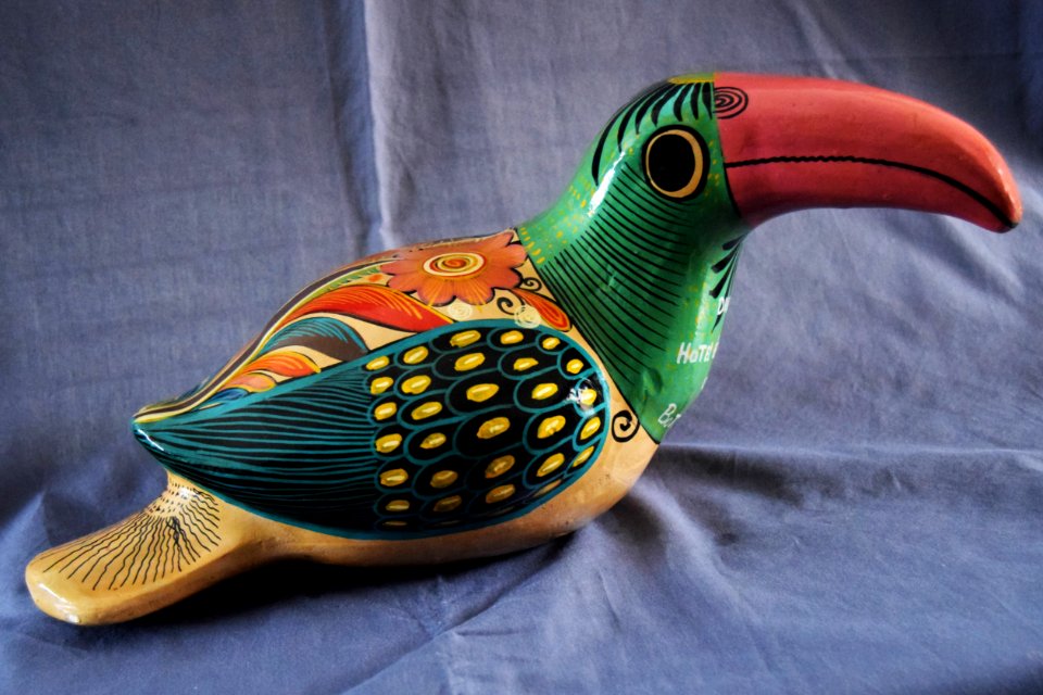 A toucan trophy won by me in Mexico in Dec. 1990, on our h…
