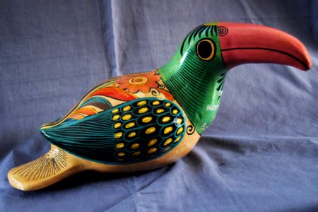 A toucan trophy won by me in Mexico in Dec. 1990, on our h…