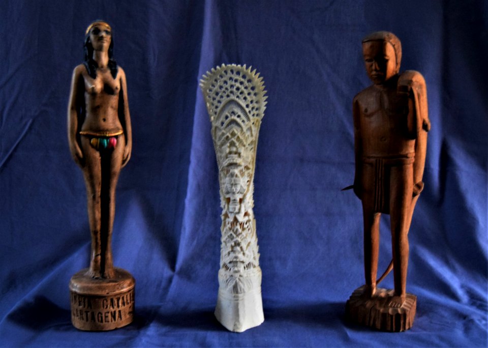 (Left. A souvenir from Cartagena in Colombia. India Catali…