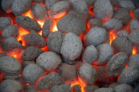 Carbon embers charcoal