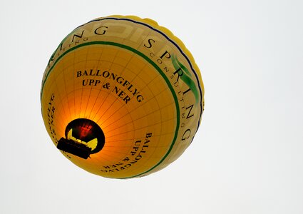 Round flight balloon flight