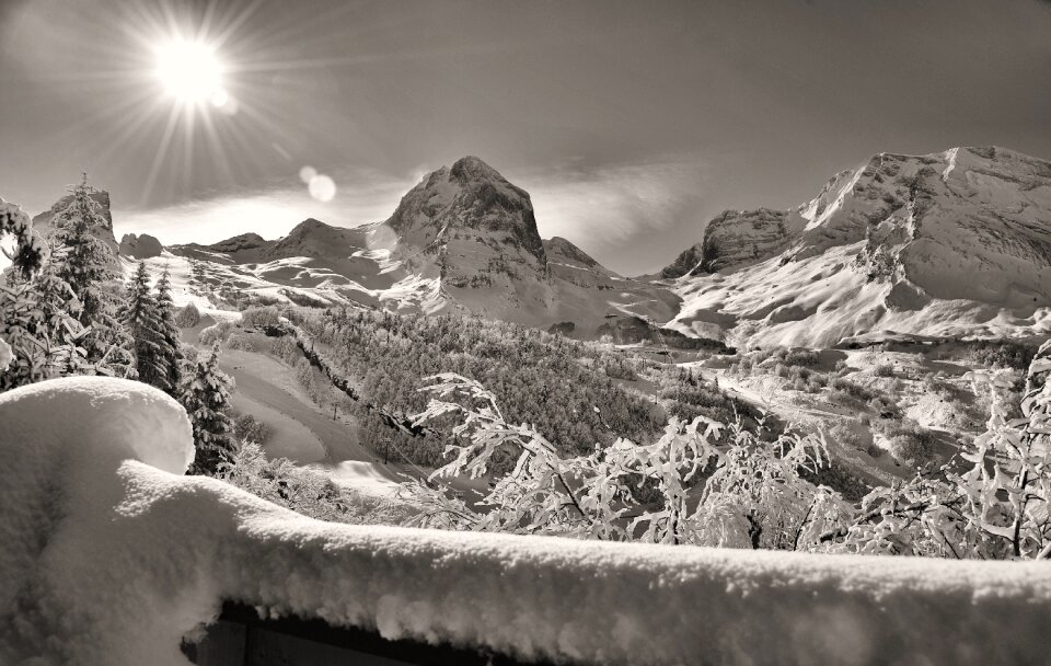 Winter pyrénées gourette