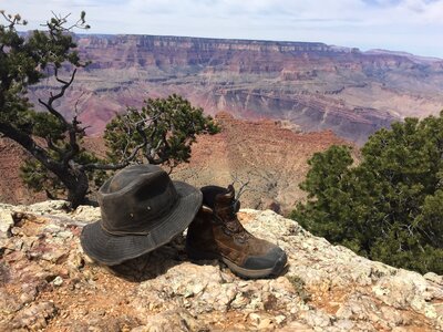 Nature hat boots