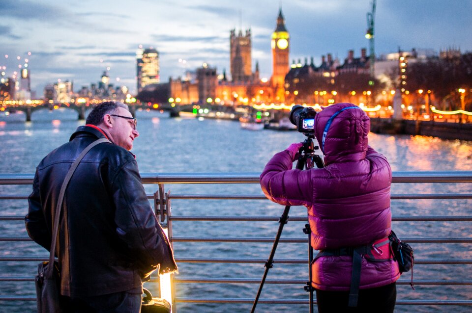 Tripod person photography