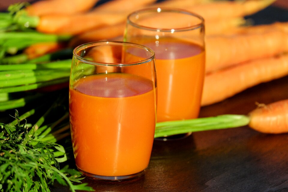 Vegetable juice fresh vitamins