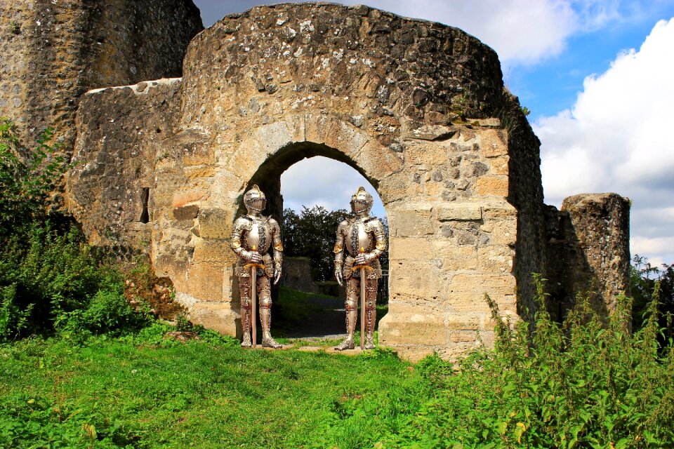 Middle ages castles building